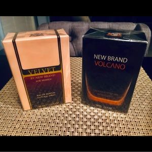 Velvet and Volcano perfumes by New Brand Perfumes - Duo